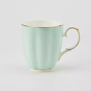 티로직 펌킨 골드림 머그컵 스카이블루 300ml 도자기 찻잔 커피잔
