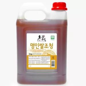 강봉석 식품명인 100% 국내산 쌀 엿기름으로 만든 두레촌 쌀조청 5kg
