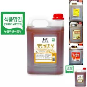 두레촌 명인 쌀조청 5kg 식품명인 강봉석/식당용/조림조청/무침조청/맛내기/단맛/양념/조리용/요리당/쌀엿