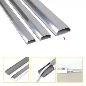 배선정리 덮개분리 1M 1p 40mm 알루미늄 몰딩 케이블몰딩 배선커버 케이블정리 전선커버