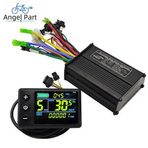 전기 자전거 스쿠터 수리를 36V 48V 500W 25A 전자 FOC 사인파 브러시리스 모터 컨트롤러 S866 컬러 LCD 디
