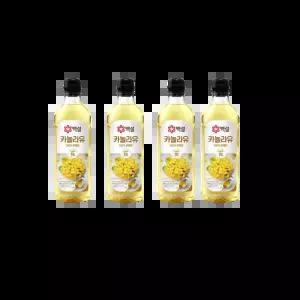 카놀라유 900ml 4개