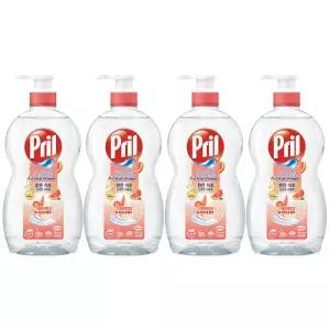 프릴 맑은식초 산뜻한 자몽향 700ml 4개