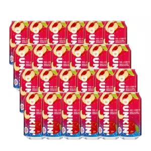던킨도너츠 제로 스파클링 자두 350ml 24개