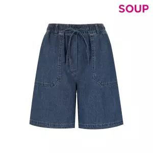 [롯데백화점]SOUP 스트링 숏데님팬츠  SC6DP35