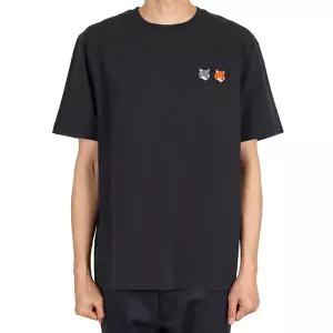 메종키츠네 26SS 남성 더블 폭스헤드 컴포트 반팔티 앤트러사이트 OM011CFKJ7025 P190