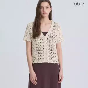 [ab.f.z] 크로쉐 펀칭 니트 가디건 (AFY2HY34A)