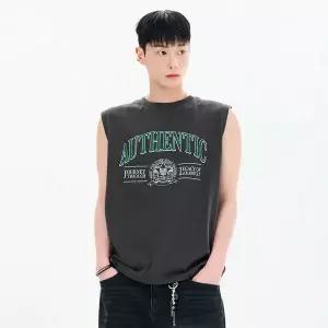 [하프클럽/체이스플러스]남성 그래픽 나시 티셔츠 FCRK5912E