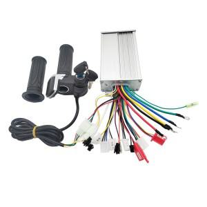 전기 자전거자전거 스쿠터 듀얼 모드 브러시리스 컨트롤러 36V 48V 500W 및 스로틀 키트