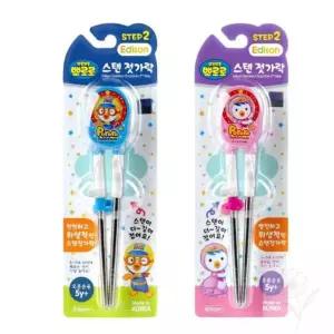 너블룸 아기 젓가락 스텐 2단계 오른손 에디슨스텐젓가락