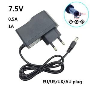 7.5 V 전원 공급 장치  0.5a  1A  220V  DC 어댑터 변압기  볼트 스위칭 영국  EU