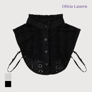 올리비아로렌 [OLIVIA LAUREN] 펀칭넥 카라_VYCXF3X1121
