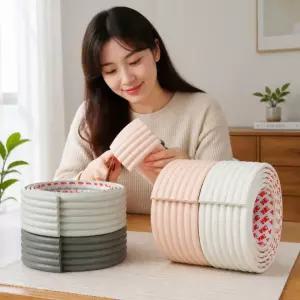 가구 충돌방지 가드 NBR 보호쿠션 침대 모서리 커버 테이프 부착형