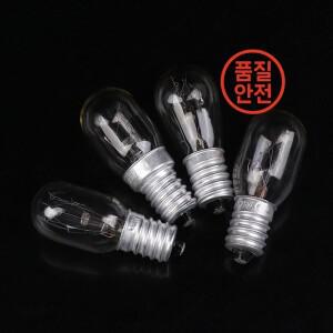 5개입 E14 10W 220V-230V 백열 전구 소금 램프 냉장고 오븐 교체용 조명