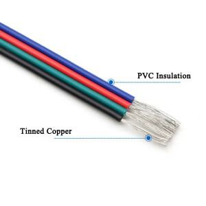 1~ 50m LED 케이블 전선 RGB SMD WS2812B 스트립 라이트 JST 커넥터 용 2/3/4/5/6pin 연장