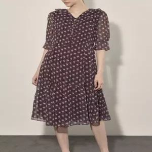 [올리비아로렌]프린트 프릴 원피스 VOBOA4F7211EIC