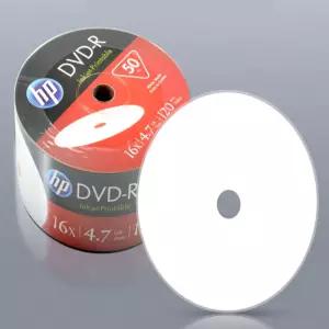 메오샵 HP MEDIA DVD-R PRINTABLE 16X 4.7GB 50P 벌크팩 DVDCD