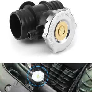 부 1 PC 자동차 라디에이터 캡 커넥터 냉각수 4방향 필러 보호 교체 OEM 55116901A 액세서리 크라이슬러