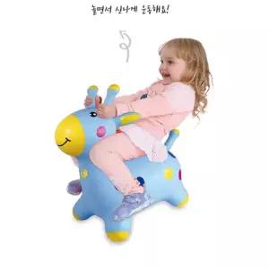 [베이비캠프]신나는 점핑 사슴타기 유아용 장난감 호핑말 흔들말 실내놀이기구