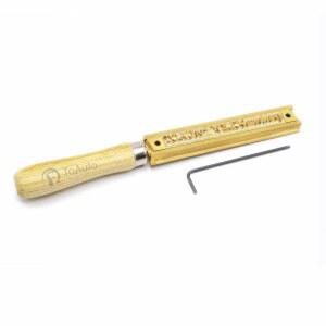 황동 스탬프 다이 몰드 DIY 가죽 브론징 스탬핑용 핫 포일 스탬핑 T-슬롯 홀더 (길이 13cm)