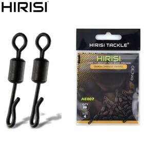 Hirisi 20피스 잉어 낚시 액세서리 AE007에 대 한 스테인레스 스틸 고속 변경 회전