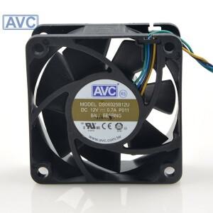 6025 AVC용 CPU 냉각 팬  4 와이어 온도 제어  12V 0.7A  6cm 60mm  DS06025B12U