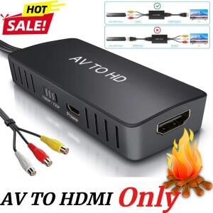 RCA-HDMI 호환 변환기 케이블 플스호환/2/3 STB xbox호환 VHS VCR 블루레이 DVD 플레이어용 1080P 어댑터