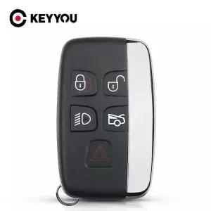 KEYYOU Jaguar FPace FType XE XF XJ 5 버튼 교체 원격 키 쉘 케이스