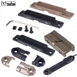 전술 Surefire M600 Airsoft 스카우트 라이트 압력 스위치 잠금 M-LOK Keymod 레일 커버 손전등 마운트 Pic