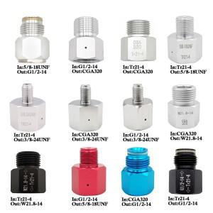 Co2 탱크 캐니스터 W21.8-14 CGA320 3/8-24UNF용 .825