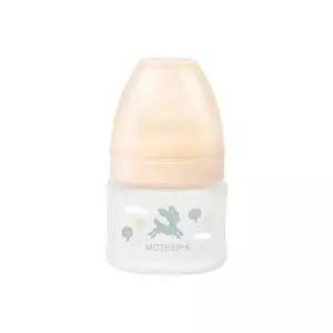 [마더케이] 실리콘 코팅 유리젖병 80ml (무꼭지)