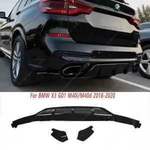 BMW X3 G01 M40i M40d 18-20 프론트 LCI 리어 범퍼 립 디퓨저 스플리