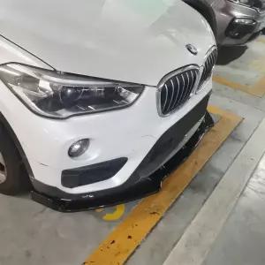 BMW X1 F48 프론트 립 스플리터 디퓨저 15-19년 비 M 스포츠 바디 키트 튜닝
