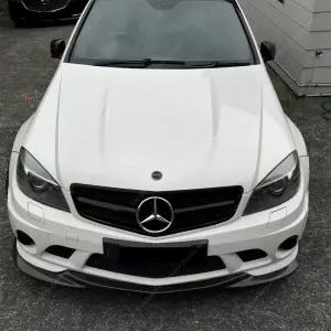 메르세데스 W204 S204 C63 AMG 07-11 프론트 범퍼 립 스플리터 디퓨저 호환