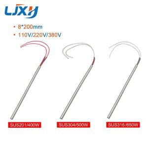 LJXH-카트리지 히터 500W/400W/650W 10 개, 8X200mm 가열 요소, 물 SUS201/304/316 튜브 220V/110V/380V