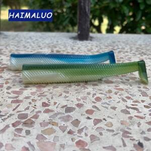 HAIMALUO HOT MINNOW 낚시 미끼 Shad Souple 꼬리 인공 바닷물 바다 파이크 태클 부드러운 신체 부위