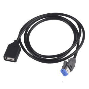Honda Fit CD 오디오 라디오 플레이어 용 Mitsubishi Eclipse 자동차 USB 케이블 어댑터 4핀