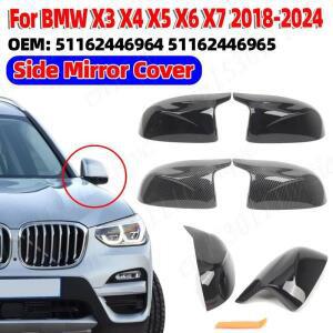 BMW X3 G01 ix3 X4 G02 X5 G05 X6 G06 X7 G07 사이드 미러 캡 쉘 1쌍 외부 하우징 OEM 51162446964