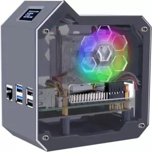 Raspberry Pi 5용 GeeekPi N07 MiniTower NVMe NAS 키트 SSD 2230/2242/2260/2280