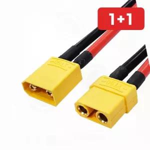 실리콘케이블 XT 90 실리콘 케이블 커넥터 연결선 (1+1)