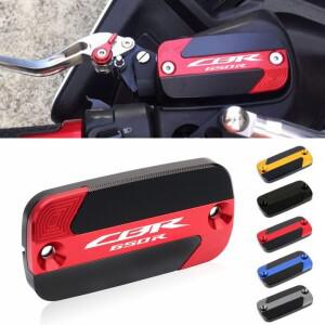 바이크 오토바이 CNC 프론트 브레이크 액 리저버 오일 컵 캡 마스터 실린더 커버 CB650R CBR R 2019-2023