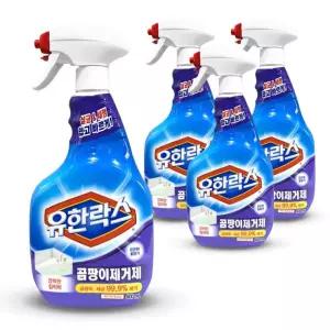 곰팡이제거제 청소세제 유한락스 곰팡이 제거제 스프레이 600ml 4개