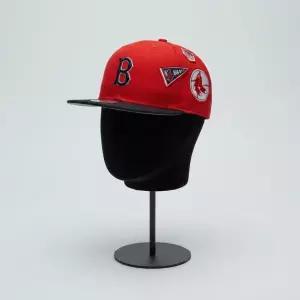 MLB 키즈 시그니처 배색 패치 스냅백 보스턴 레드삭스 RED 7ACPB356N 43RDS