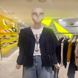 국내 정품 럭키슈에뜨 반파점퍼 LFUAM26500 네이비, 38