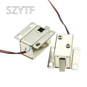 12V DC 미니 소형 2728 소형 솔레노이드 잠금 전자기 제어 캐비닛 서랍 스마트 자동 홈개선