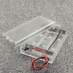 18650/21700 배터리 홀더 상자 3 슬롯 시리즈 연결 스위치 용접없는 DIY