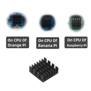 CPU 패시브 냉각용 Orange Pi Heatink 14x14 x6 MM OPI Zero 3 2용 알루미늄 방열판 Banana Raspberry 4