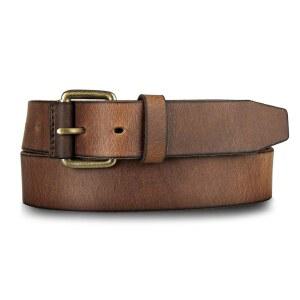 Lucky Brand 남성용 벨트 커버 다크 롤러 클래식 유산 청바지 가죽 캐주얼 드레스 미국 천연 버클 브라운 일상 금속