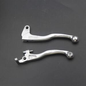 스즈키 DR250 650 DRZ400 DRZ 400 액세서리 용 2pcs 크롬 바이크 오토바이 브레이크 레버 클러치