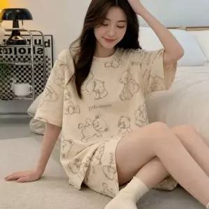 베어 홈웨어 파자마 여성 상하복 곰돌이 캐릭터 잠옷